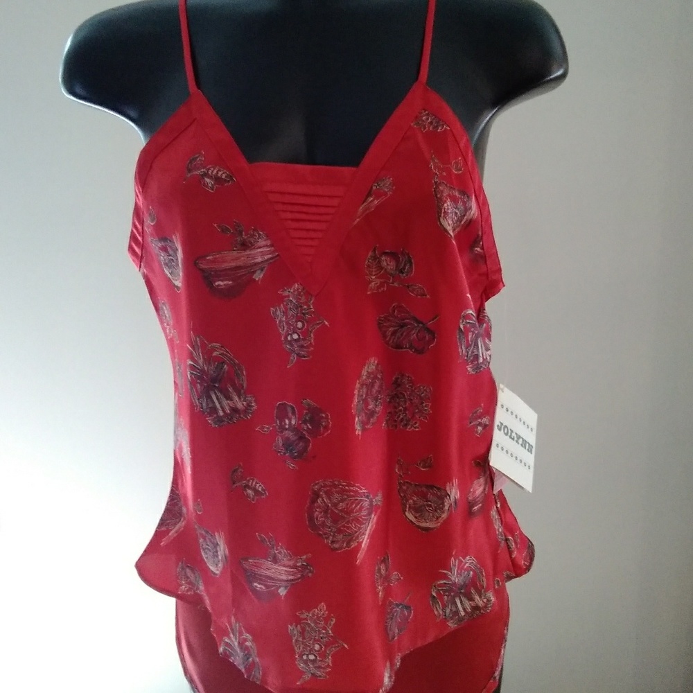 Jolynn print cami/tap set